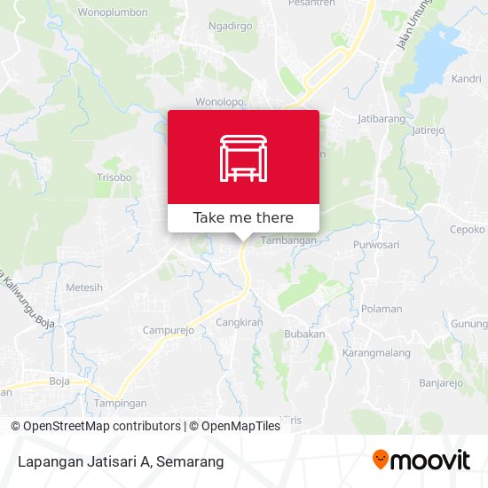 Lapangan Jatisari A map