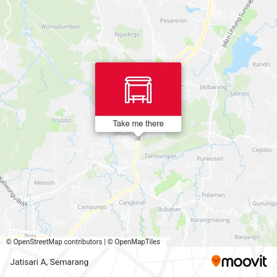 Jatisari A map
