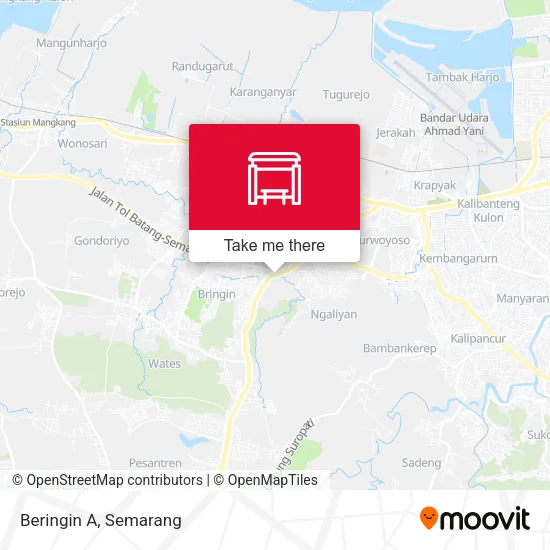 Beringin A map