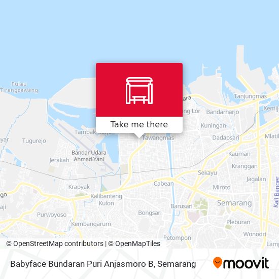 Babyface Bundaran Puri Anjasmoro B map