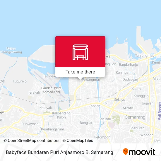 Babyface Bundaran Puri Anjasmoro B map