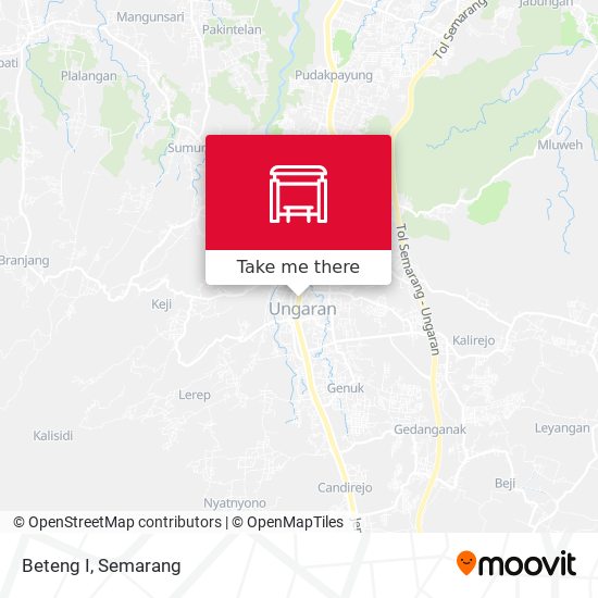 Beteng I map