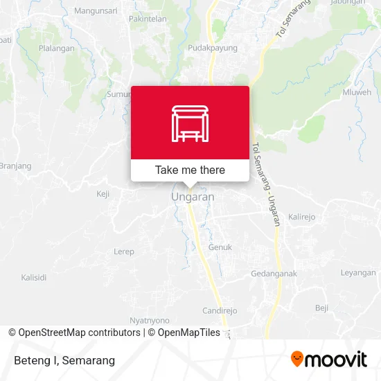 Beteng I map