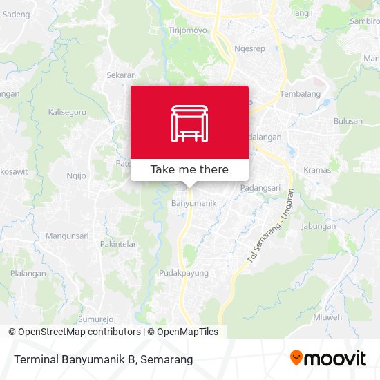 Terminal Banyumanik B map