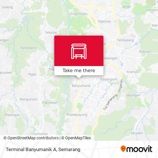 Terminal Banyumanik A map