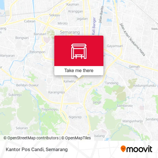 Kantor Pos Candi map