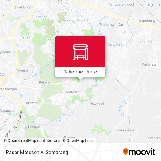 Pasar Meteseh A map