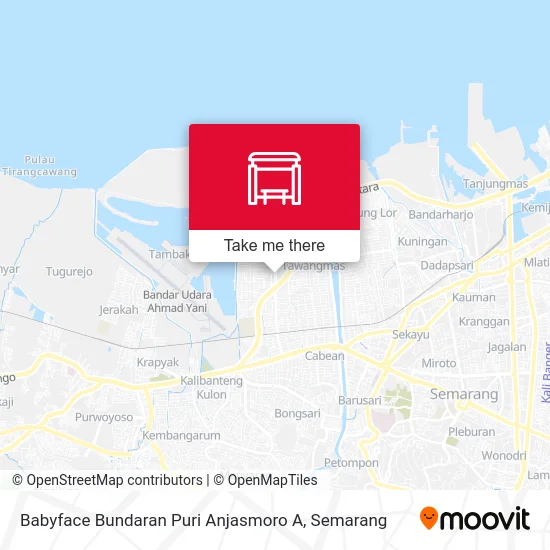 Babyface Bundaran Puri Anjasmoro A map