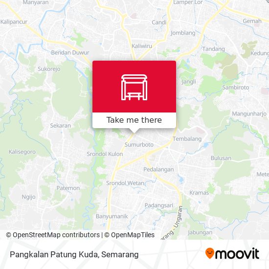 Pangkalan Patung Kuda map