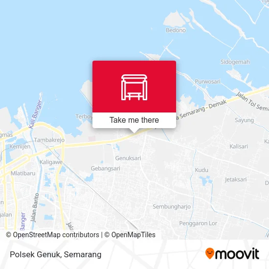 Polsek Genuk map