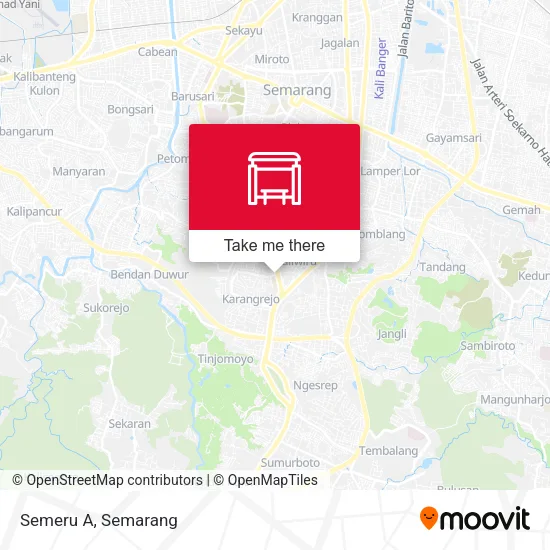 Semeru A map