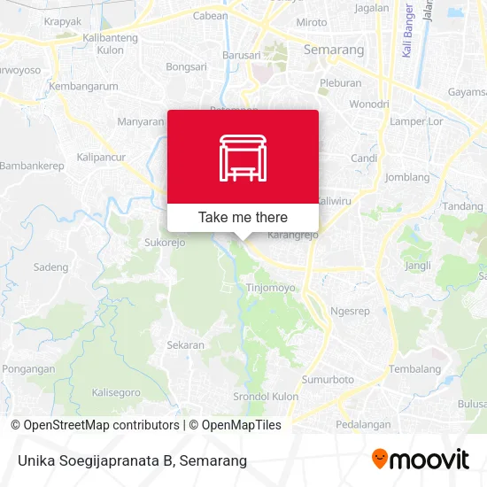 Unika Soegijapranata B map