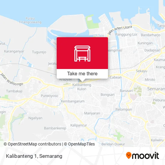 Kalibanteng 1 map