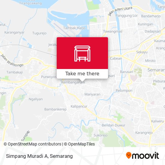 Simpang Muradi A map