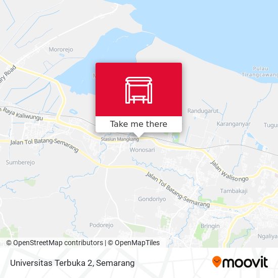 Universitas Terbuka 2 map