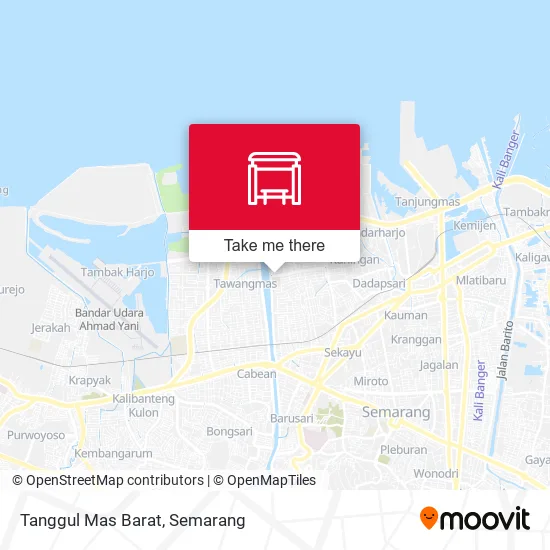 Tanggul Mas Barat map