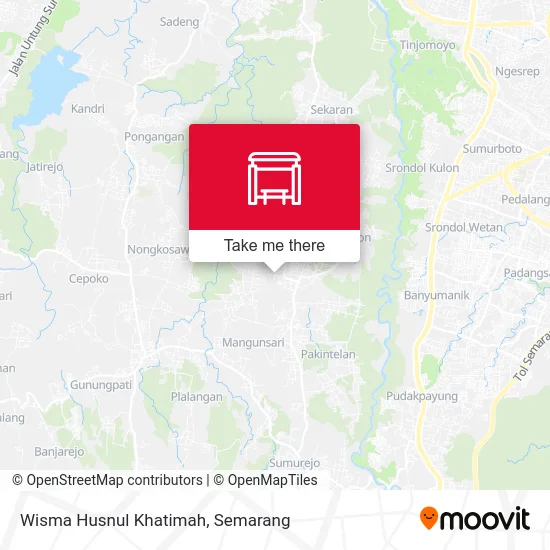 Wisma Husnul Khatimah map