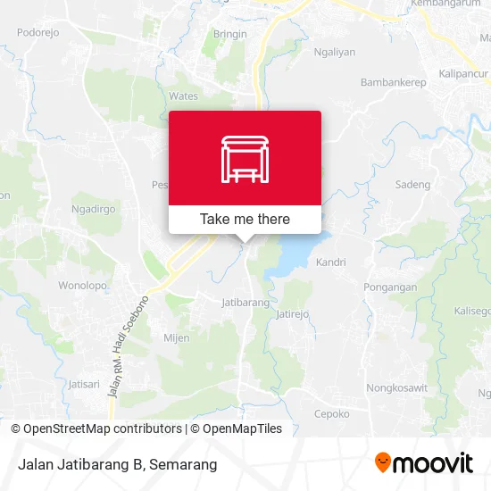 Jalan Jatibarang B map