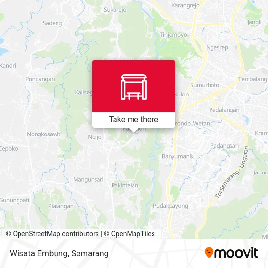 Wisata Embung map