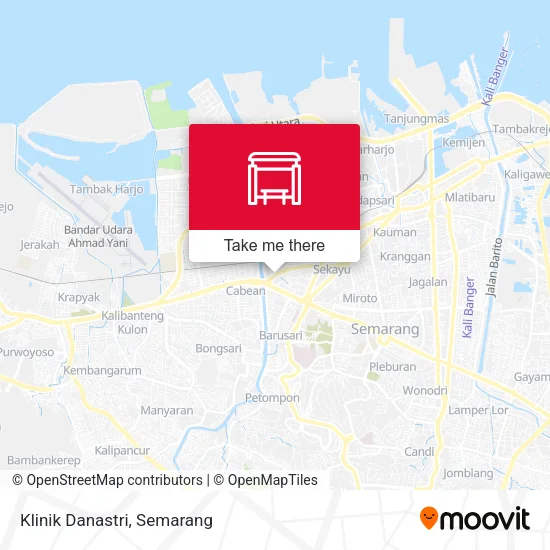 Klinik Danastri map