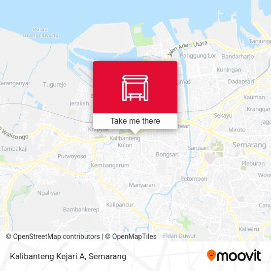 Kalibanteng Kejari A map