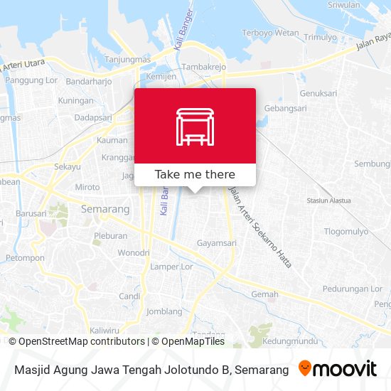 Masjid Agung Jawa Tengah Jolotundo B map