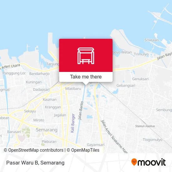 Pasar Waru B map