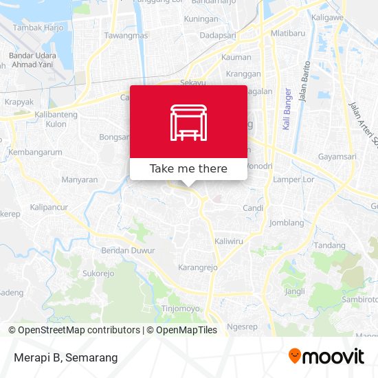 Merapi B map