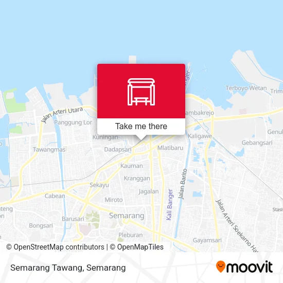 Semarang Tawang map