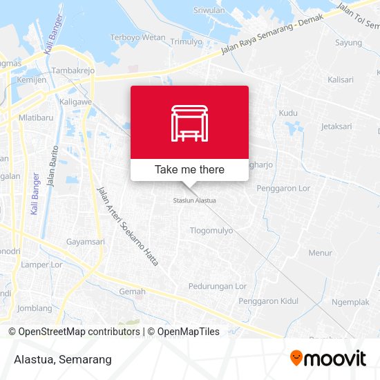 Alastua map