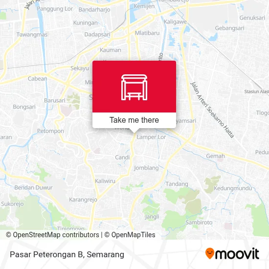 Pasar Peterongan B map