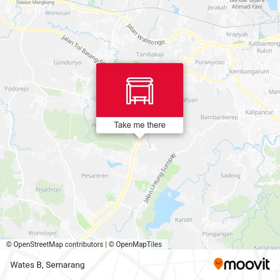 Wates B map