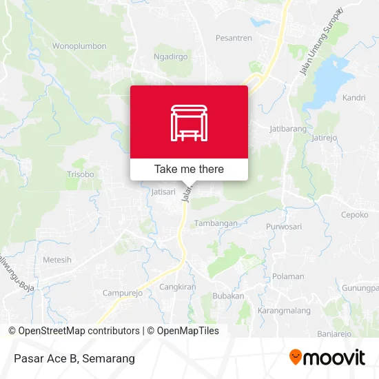 Pasar Ace B map