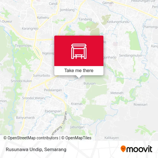 Rusunawa Undip map