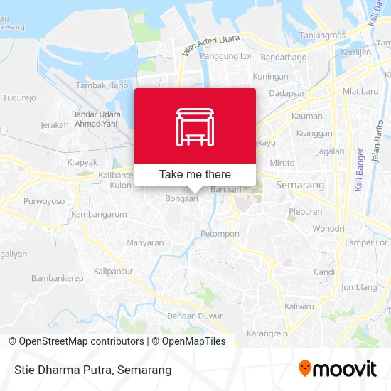 Stie Dharma Putra map