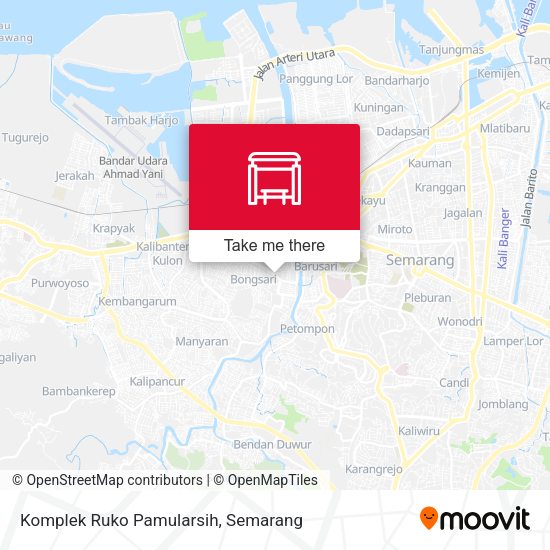 Komplek Ruko Pamularsih map