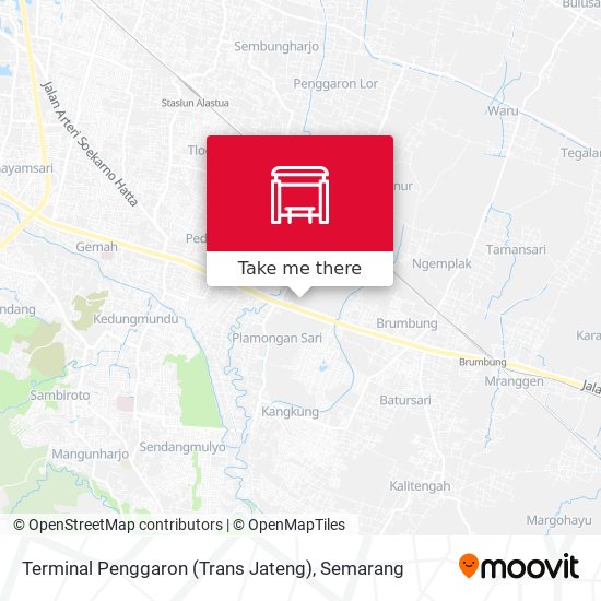 Terminal Penggaron (Trans Jateng) map