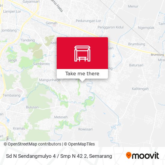 Sd N Sendangmulyo 4 / Smp N 42 2 map