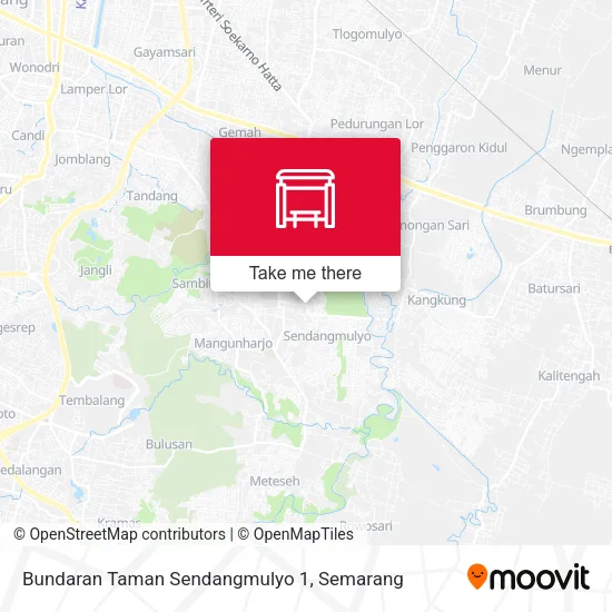 Bundaran Taman Sendangmulyo 1 map