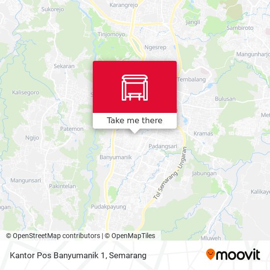 Kantor Pos Banyumanik 1 map