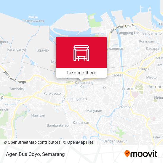 Agen Bus Coyo map