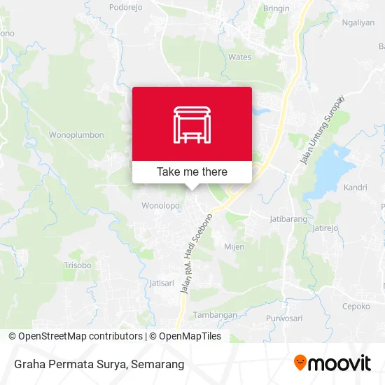 Graha Permata Surya map