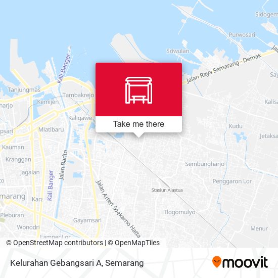 Kelurahan Gebangsari A map