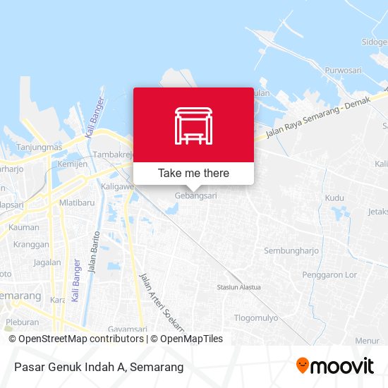 Pasar Genuk Indah A map