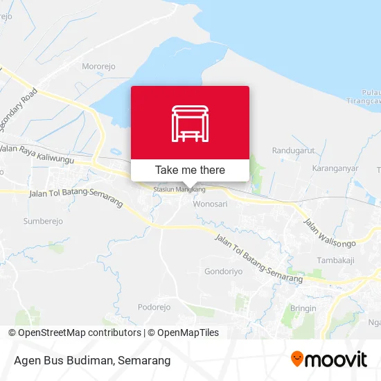 Agen Bus Budiman map
