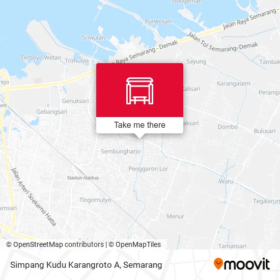 Simpang Kudu Karangroto A map