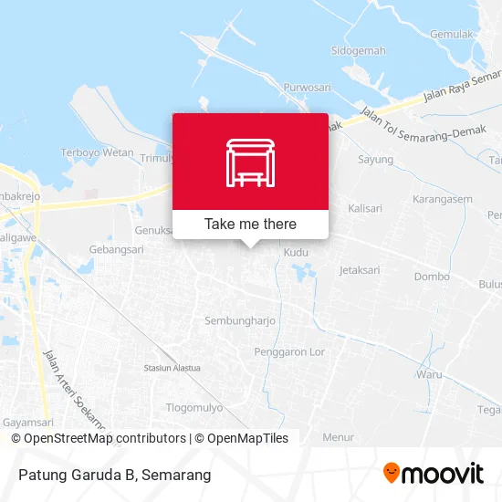 Patung Garuda B map