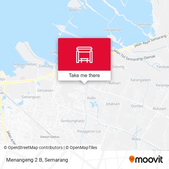 Menangeng 2 B map