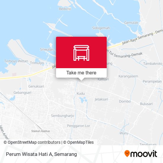 Perum Wisata Hati A map