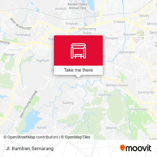 Jl. Bamban map